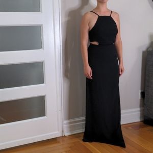 J.O.A Black Maxi Dress (Size S)